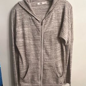 UGG Beige Tweed Sweater Hoodie, NWT